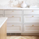 Cabinet Knob Uno - Brushed Untreated Brass