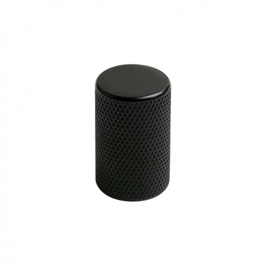 Cabinet knob Graf in matte black from Beslag Design