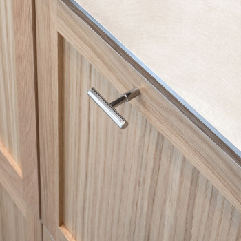 Cabinet Knob T Spira - Nickel plated
