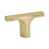 Cabinet Knob T Ethel - Brushed Brass Cabinet Knob T Ethel - Brushed Brass