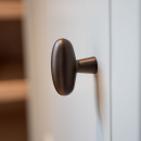 Cabinet Knob T Oliver - Burnished Brass