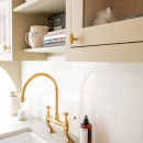 Cabinet Knob T Oliver -  Brushed Brass