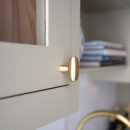 Cabinet Knob T Oliver -  Brushed Brass