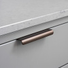 Profile Handle Lip - Burnished Brass