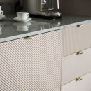 Edge Pull Handle Lip - Polished Brass