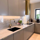 Edge Pull Handle Lip - Polished Brass