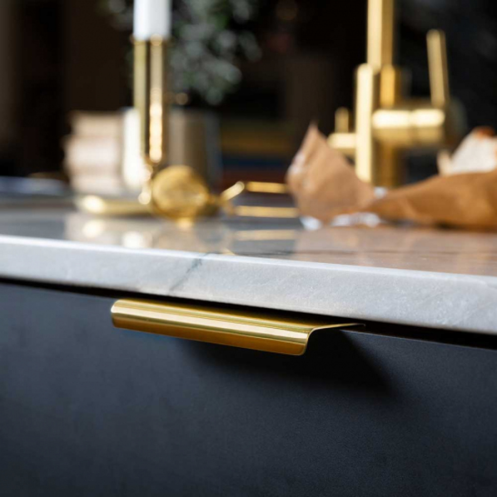 Edge Pull Lip 40mm Copper Handles