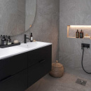 Edge Pull Handle Lip - Black