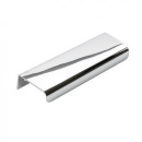 Edge Pull Handle Lip - 120mm - Polished Chrome