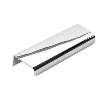 Edge Pull Handle Lip - 120mm - Polished Chrome