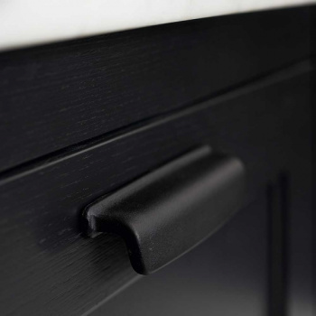 Handle Art - 96mm - Cast Iron Black