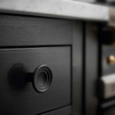 Cabinet Knob Fleur - Cast Iron Black