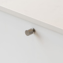 Cabinet Knob Solo - 21mm - Brushed Stainless