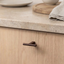 Cabinet Knob T Petit - Burnished Brass