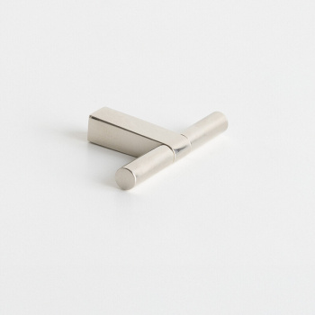 Cabinet Knob T Petit - Nickel Plated