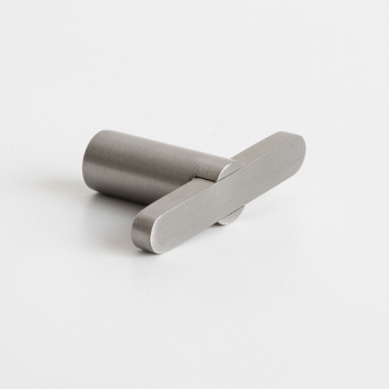 Cabinet Knob T Flow - Brushed Nickel