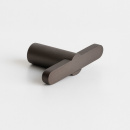 Cabinet Knob T Flow - Burnished Brass