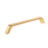 Handle Frank - 160mm - Matt Brushed Brass Kitchen handle in brass from Beslag Design