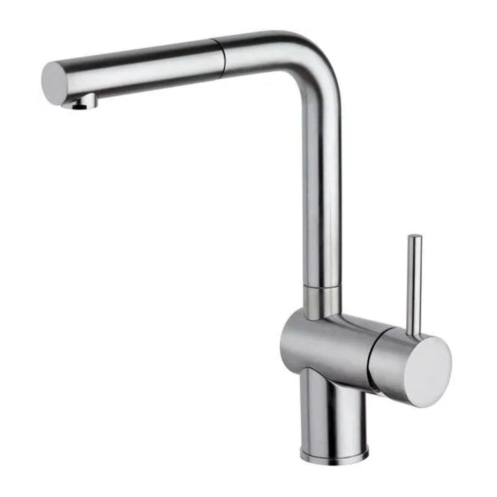 Kitchen Mixer Tap Venedig - Pull-Out Spout - Stainless Steel