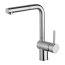 Kitchen Mixer Tap Venedig - Pull-Out Spout - Stainless Steel