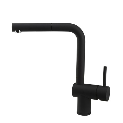 Kitchen Mixer Tap Venedig - Pull-Out Spout - Matte Black in the group Storage / Show all storage / Kitchen Mixer Tap at Beslag Online (35067)