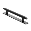 Handle Manor/Back Plate - Matte Black