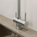Kitchen Mixer Tap Rom - Stainless Steel