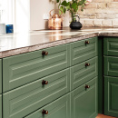 Cabinet Knob Manor Round - Antique Brass