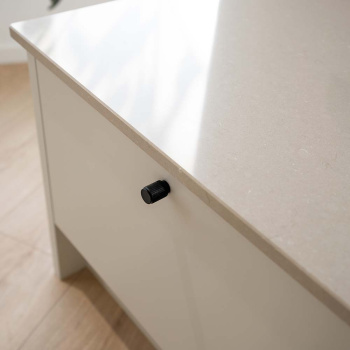 Cabinet Knob Riff - Matte Black