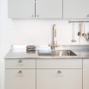 Cabinet Knob T Riff - Stainless Steel Look