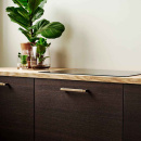 Handle Rattan - 160mm - Brushed Brass 