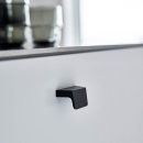 Cabinet Knob Envelope - 32mm - Brushed Black
