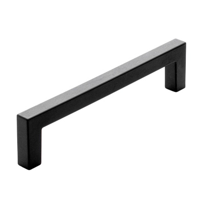 Handle Square Ocean IX - 128mm - Matte Black in the group Cabinet Handles / Color/Material / Black at Beslag Online (352055-11)