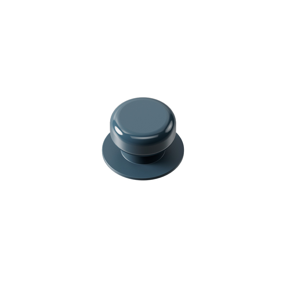 Cabinet Knob Colette - 50mm - Glossy Slate Blue