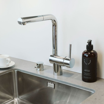 Dishwasher Shut-Off Valve - Chrome
