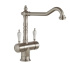 Kitchen Mixer Tap Oslo Retro - Stainless Steel Old Silver Kitchen Mixer Tap Oslo Retro - Stainless Steel Old Silver