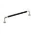 Handle Lounge - 160mm - Chrome/Black Leather Handle Lounge - 160mm - Chrome/Black Leather
