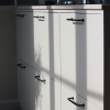 Handle Lounge - 160mm - Black/Black Leather