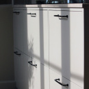 Handle Lounge - 160mm - Black/Black Leather