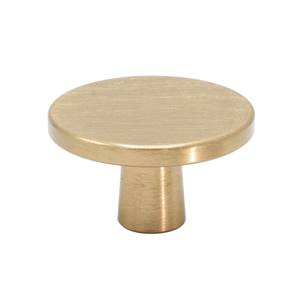 Cabinet Knob Plato - Brushed Brass