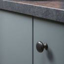 Cabinet Knob Duke - Antique Tin