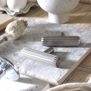 Knob T Rille - Stainless Steel Look