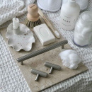 Knob T Rille - Stainless Steel Look