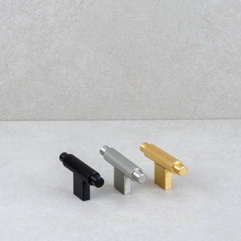 Cabinet Knob T Arpa - Brushed Black