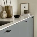 Cabinet Knob T Crossing - Black/Black