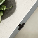 Cabinet Knob T Crossing - Black/Black