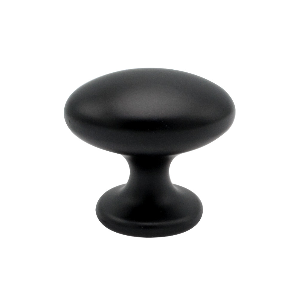 Cabinet knob 401 in black from Beslag Design
