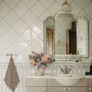 Knob 409 - 32mm - Tin/Porcelain