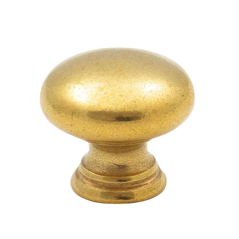 Cabinet Knob 411 - 24mm - Untreated Brass