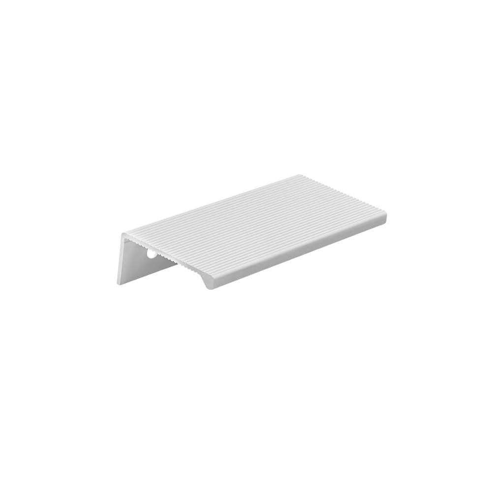 Edge Pull Handle Square Aqua - White